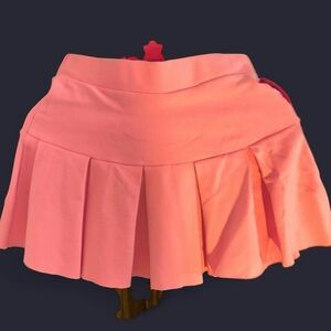 French Kyss Coral Skater Skirt